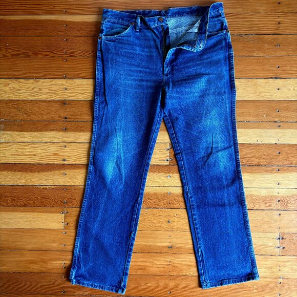 Wrangler Jeans Faded Blue Wash - Picture 1 of 6
